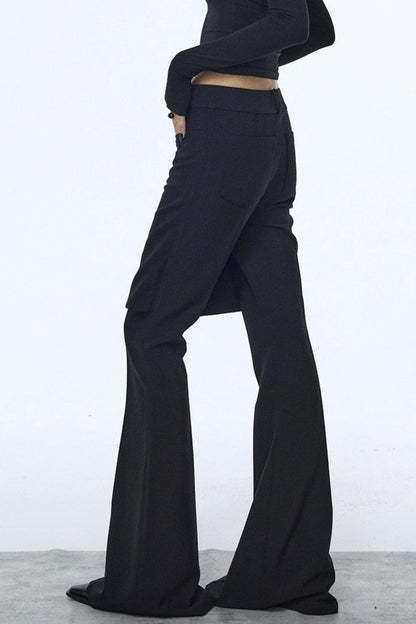 Winter Slim Black Trousers