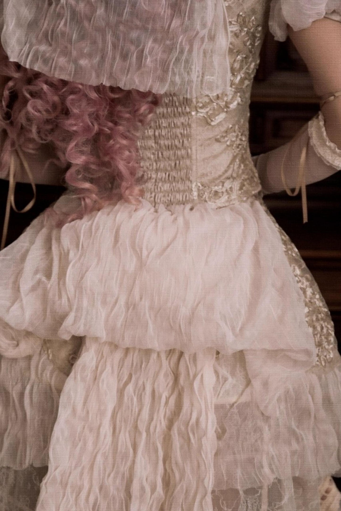 Elegant French Vintage Skirt Set-Up