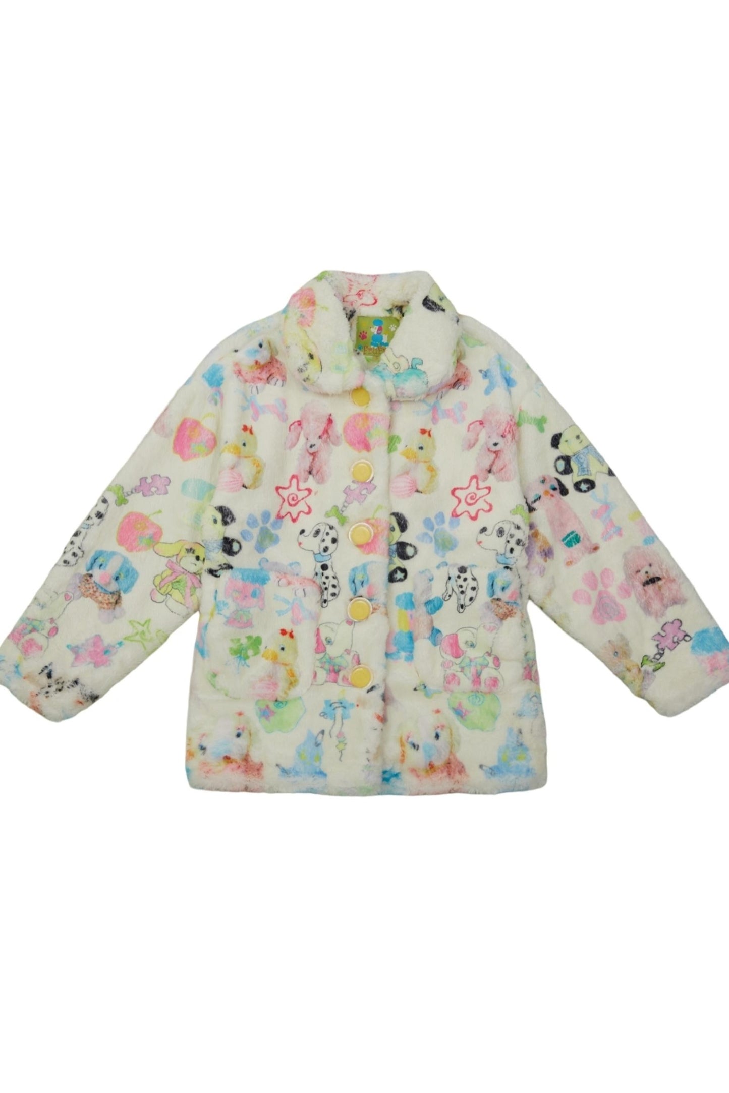 Printed Plush Warm Jacket