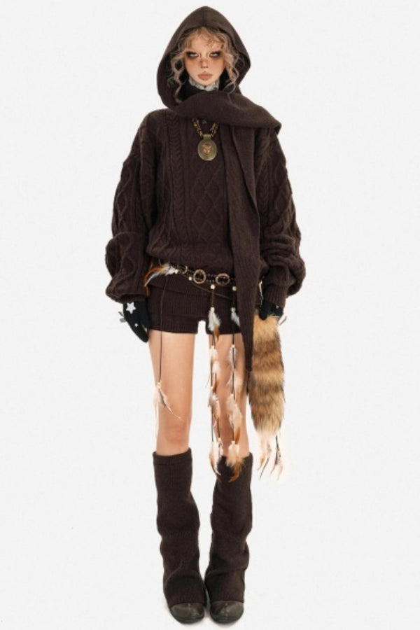 Milky Retro Sweater Set-Up