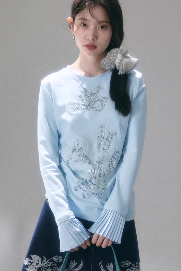 Flower Lily Lace Top