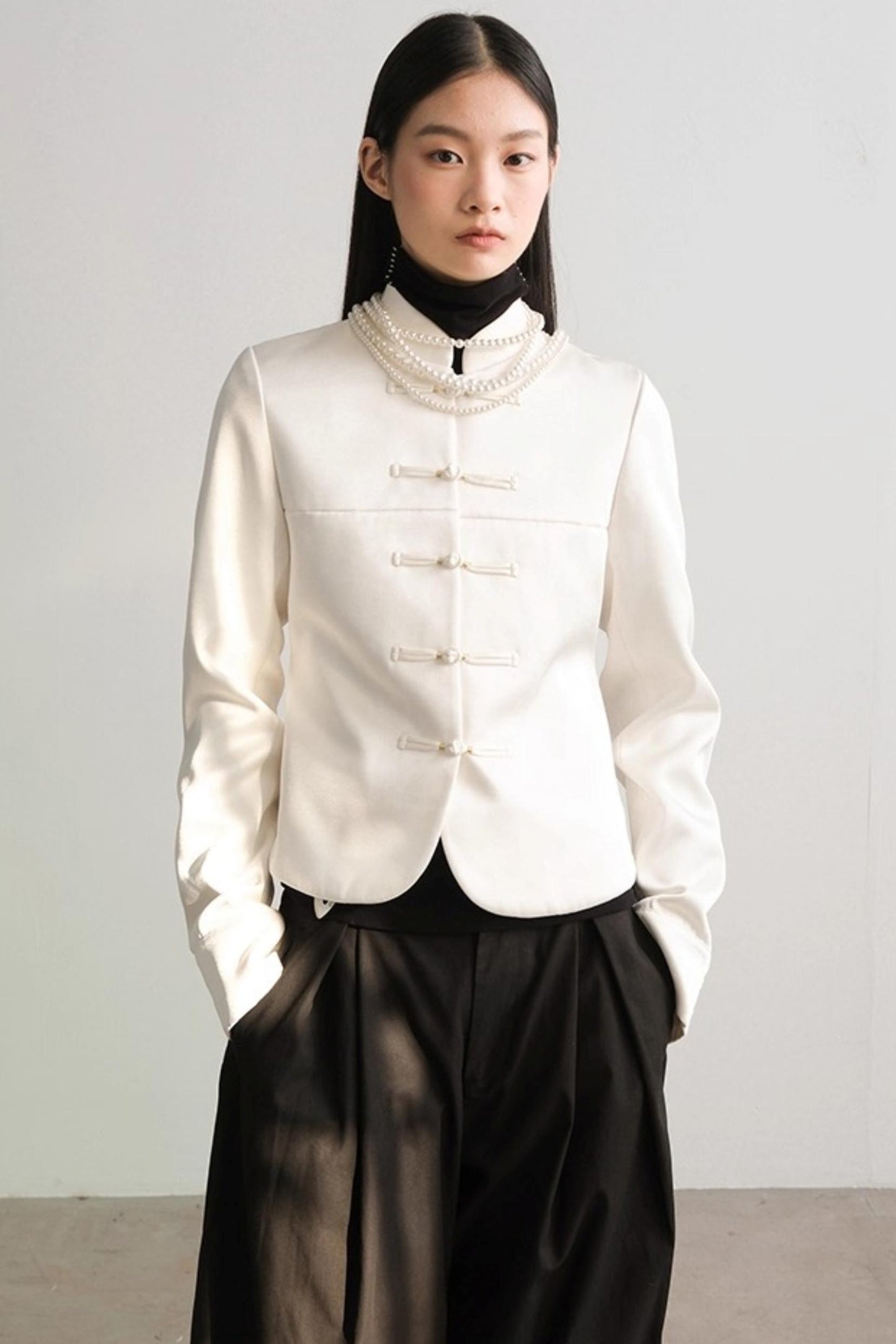 Modern Satin Winter Coat