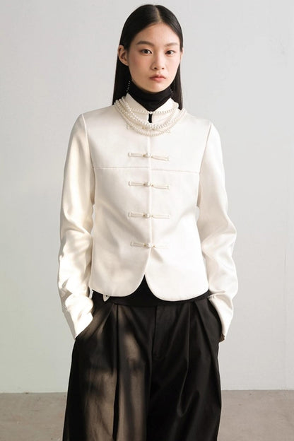 Modern Satin Winter Coat