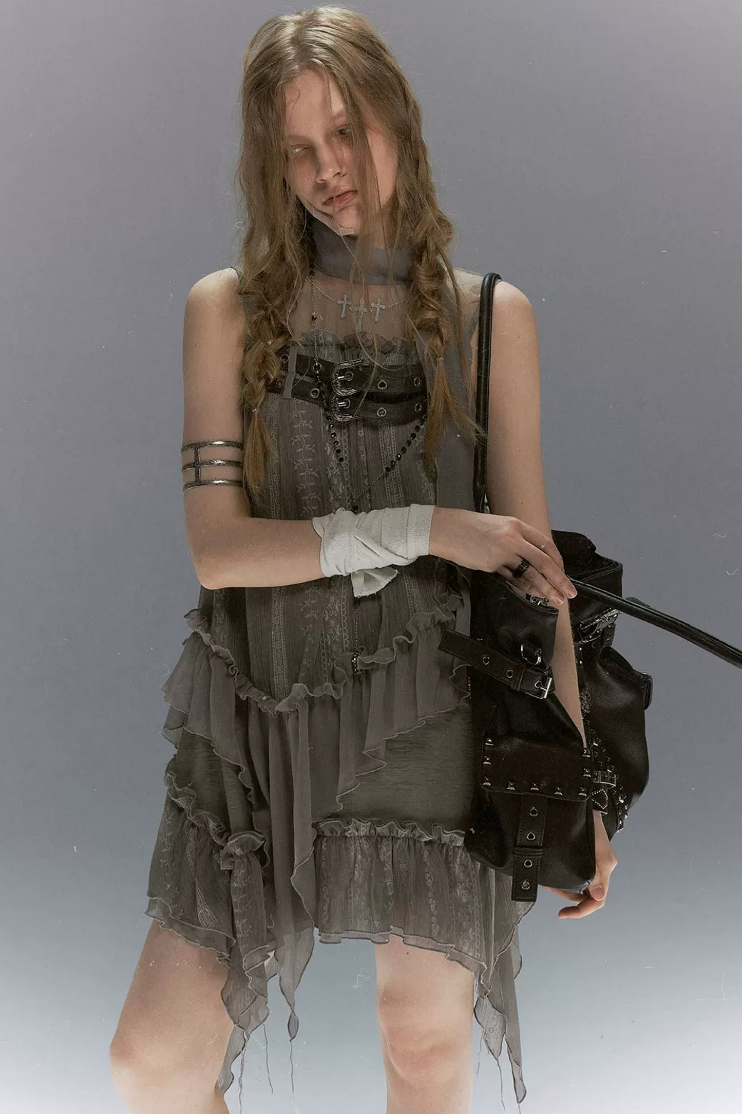 Lace Armor Embroidered Dress
