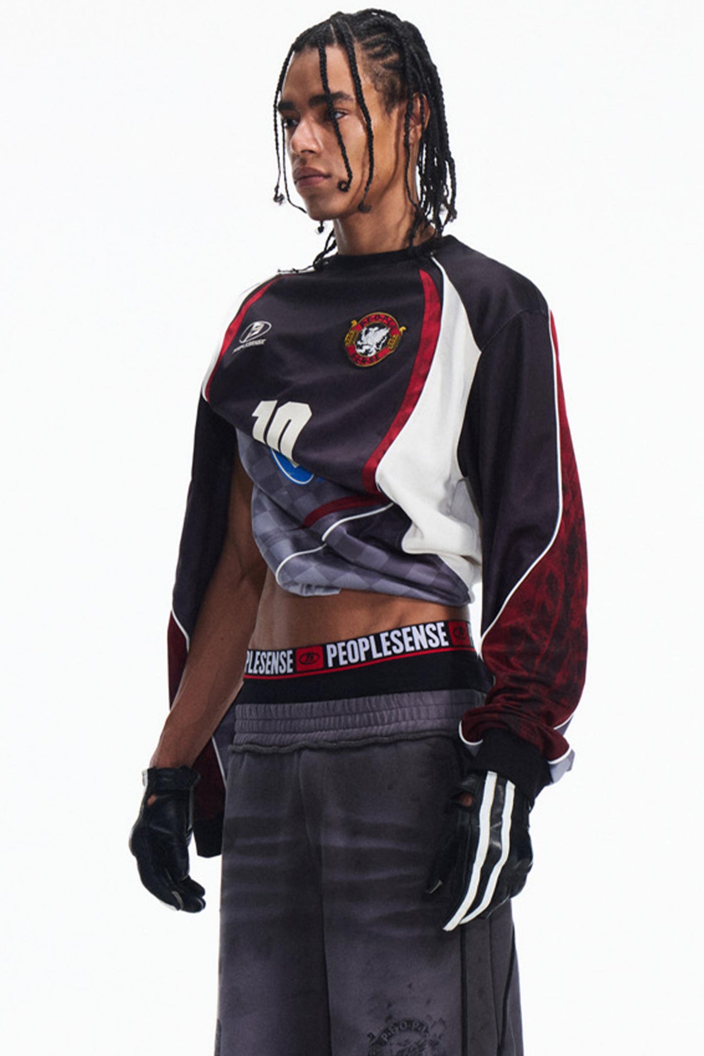 Racing Check Long Sleeve T-Shirt