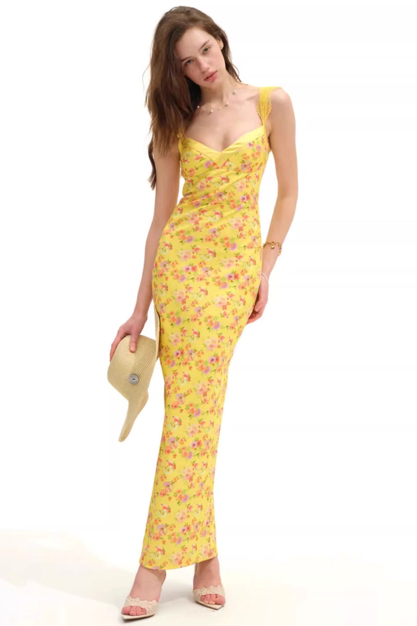 Romantic Polka Dot Lace Dress