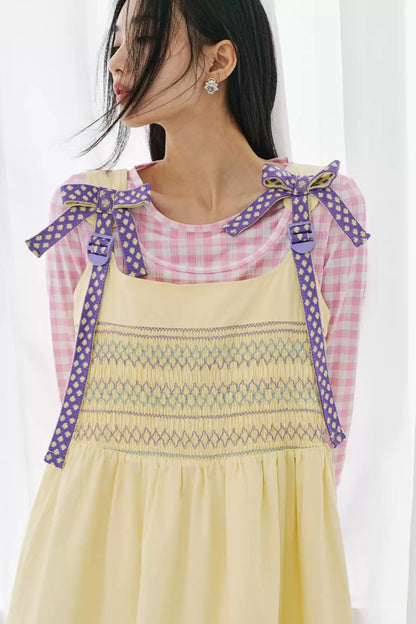 Peach Heart Halter Dress