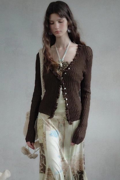 Moon Viewing Knitted Vest