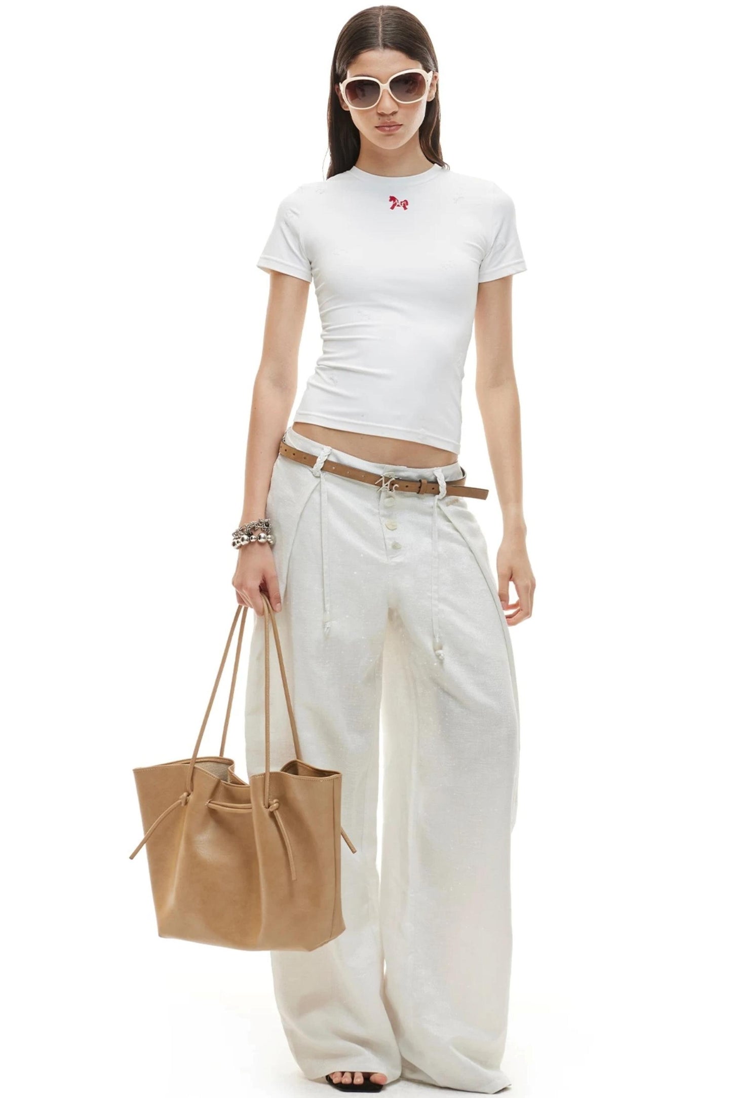 Tencel Linen Wide-Leg Pants