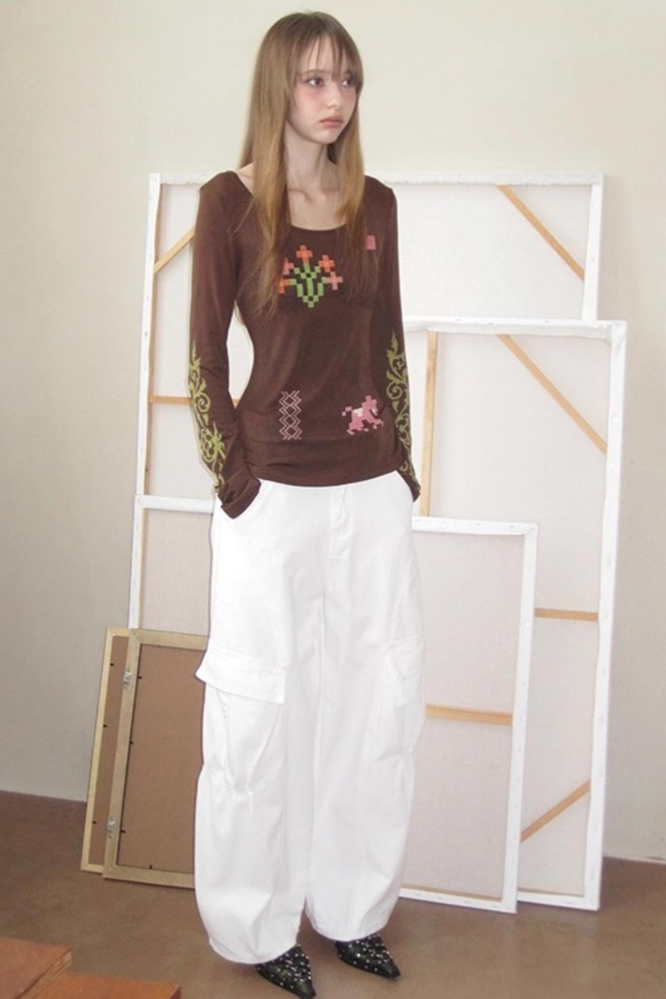 Relaxed Lazy Balloon Pants