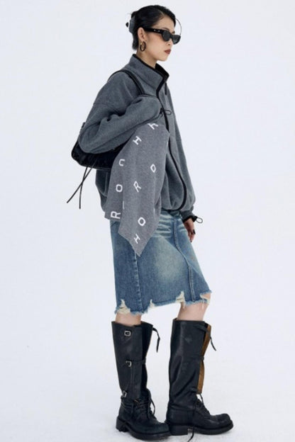 Seagull Gray Fleece Jacket