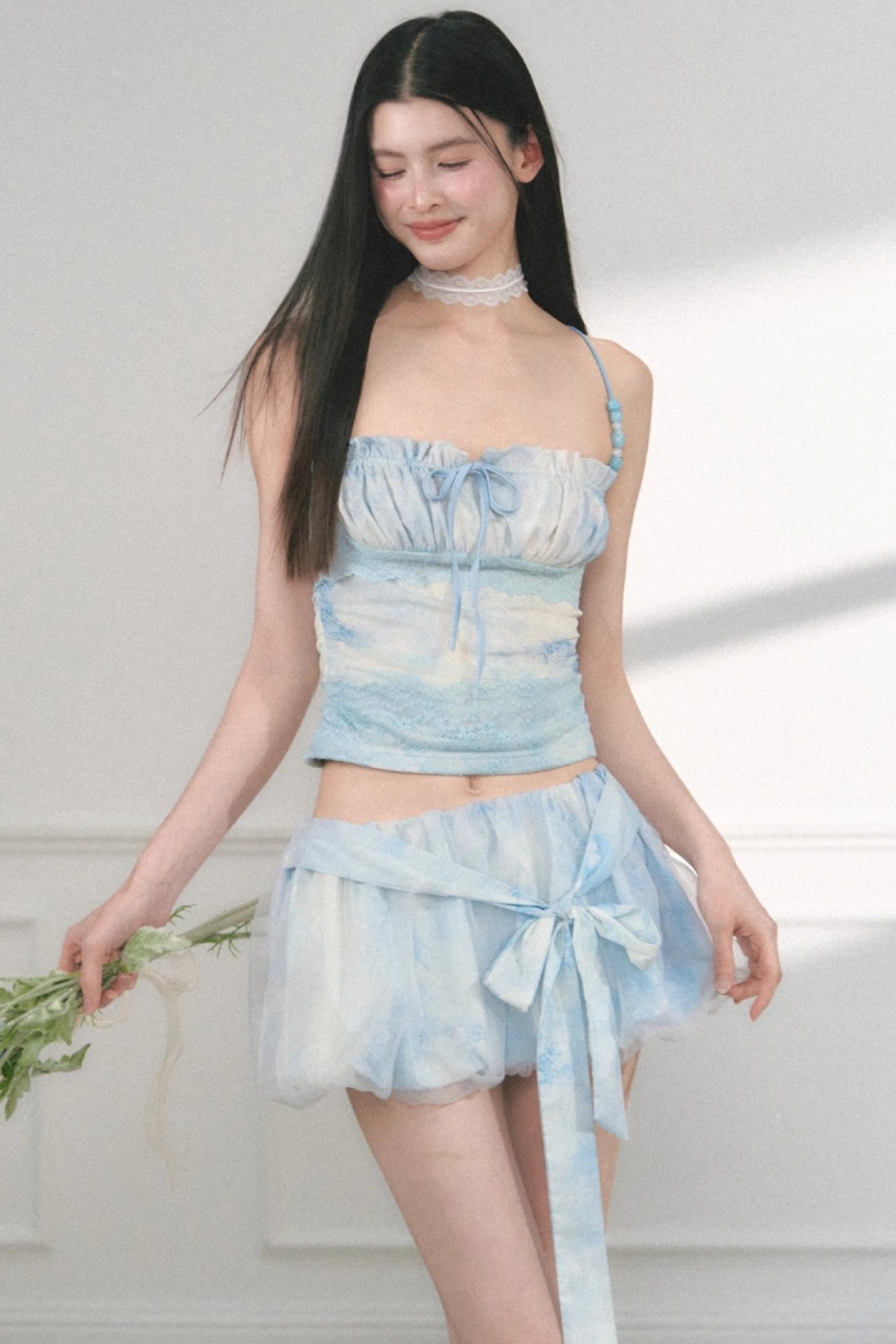 Sea Salt Jasmine Bustier Skirt