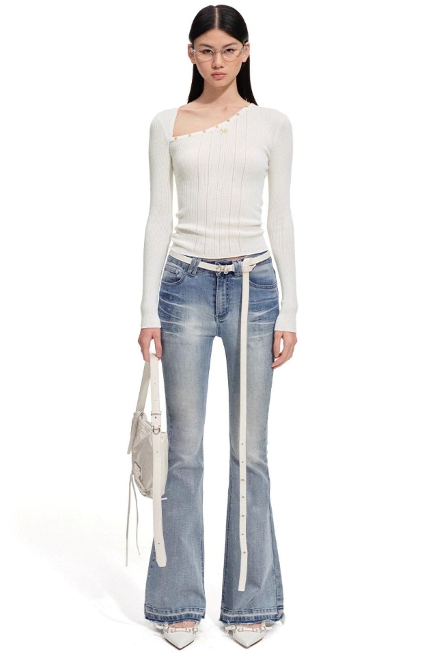 Polar Wool Ribbed Top