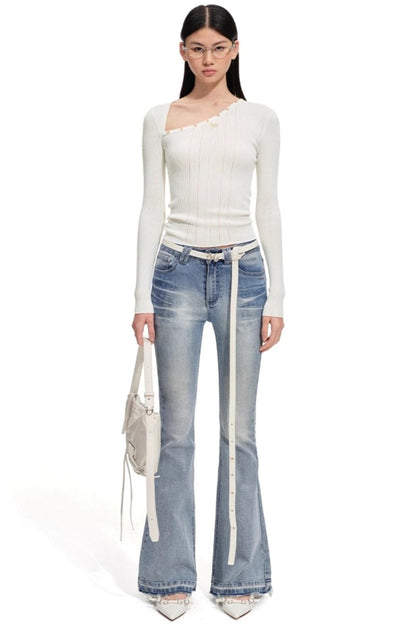 Polar Wool Ribbed Top