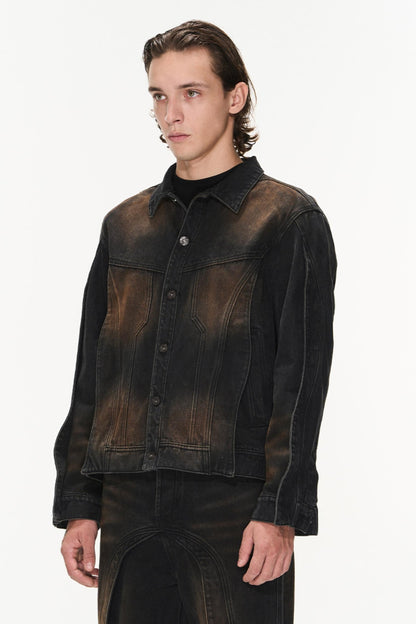 Aged Fall Denim Jacket