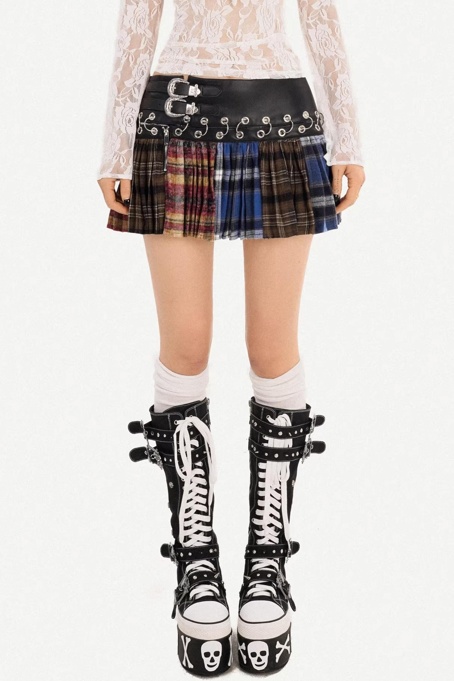 Molly Punk Plaid Skirt
