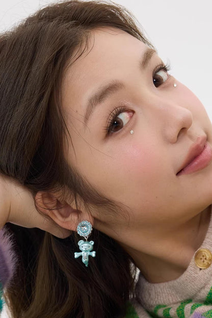 Two-Tone Pearl Earrings