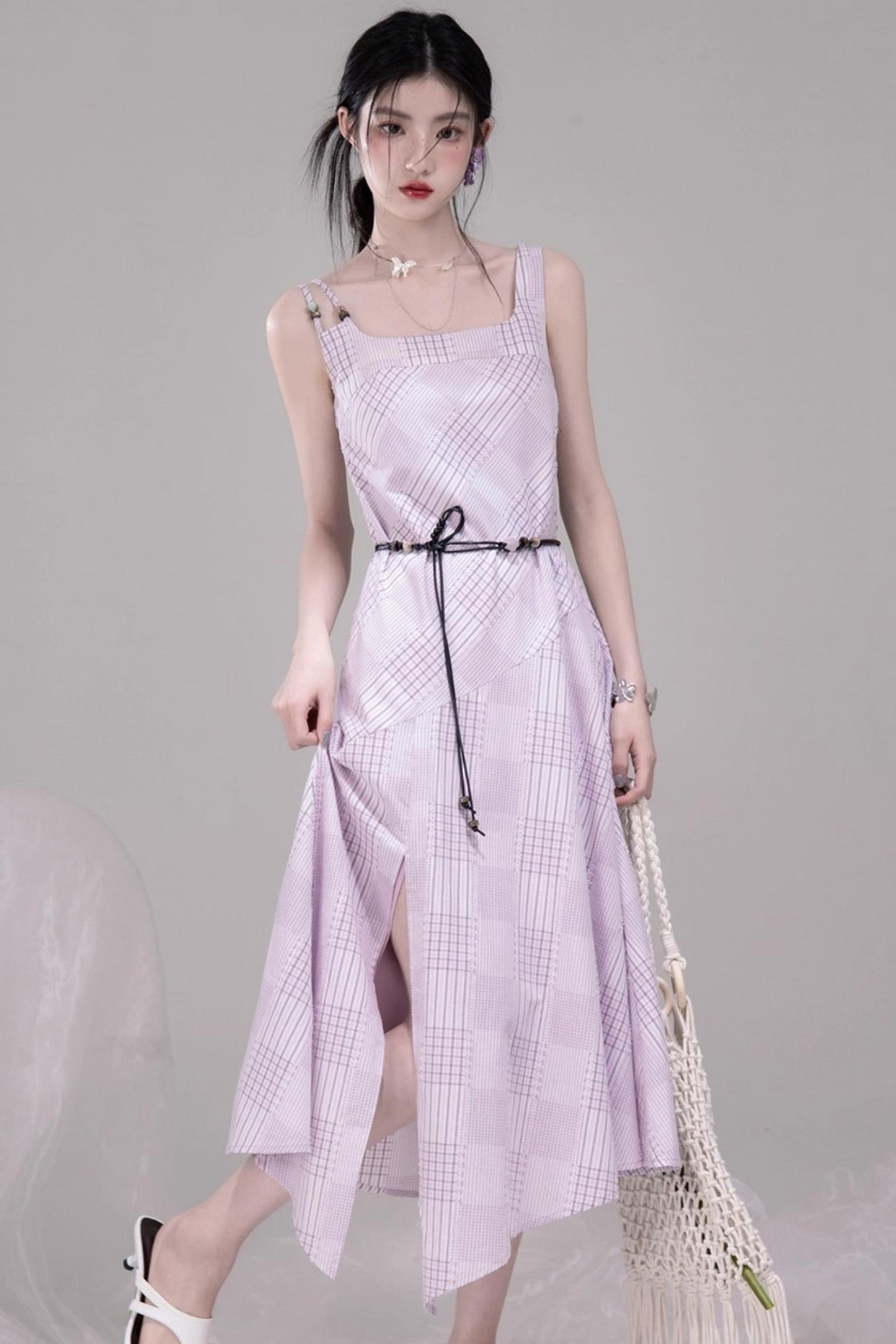 Artistic Halter Dress