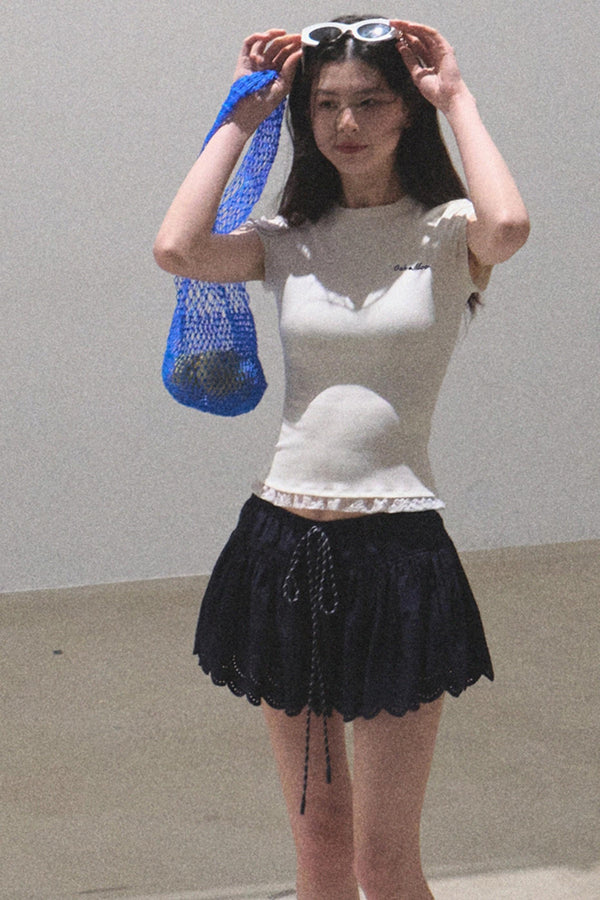 Antibacterial Lace Tee