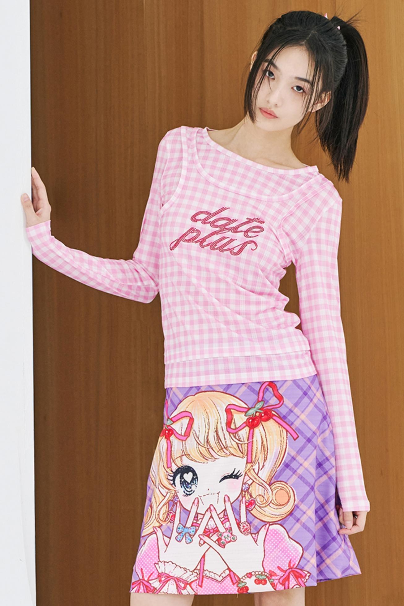 Luxury Summer Plaid Skirt