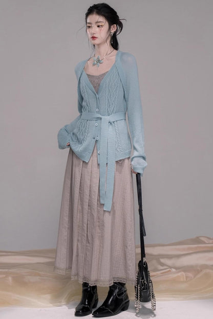 Wavy Diamond Cardigan