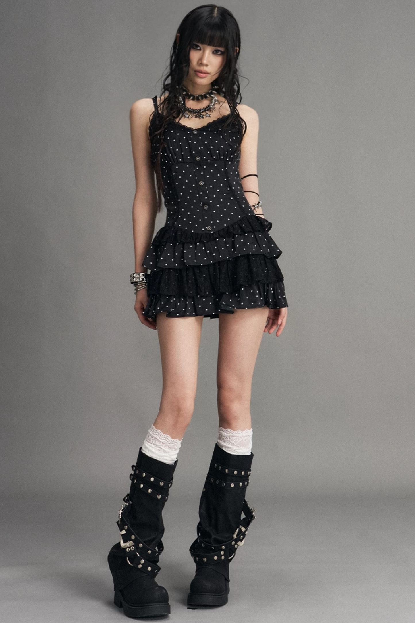 Retro Polka Dot Dress