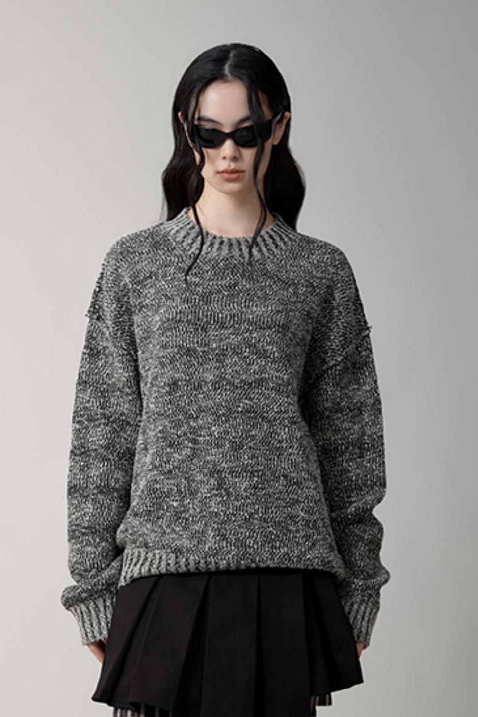 Luxury Blend Dropped Shoulder Sweater