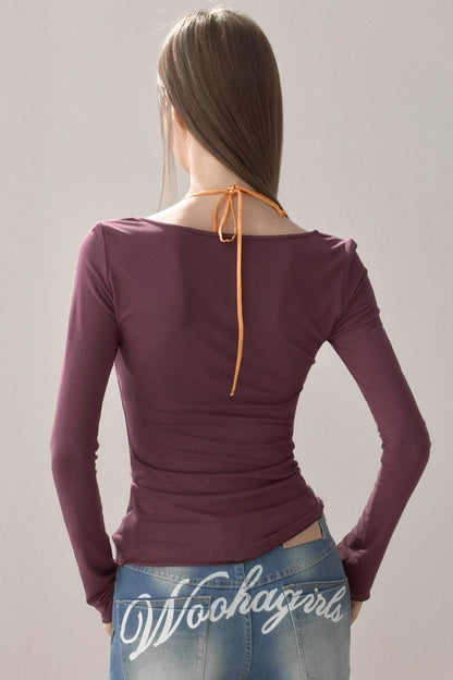 Slim Fit Cross-Tie T-Shirt