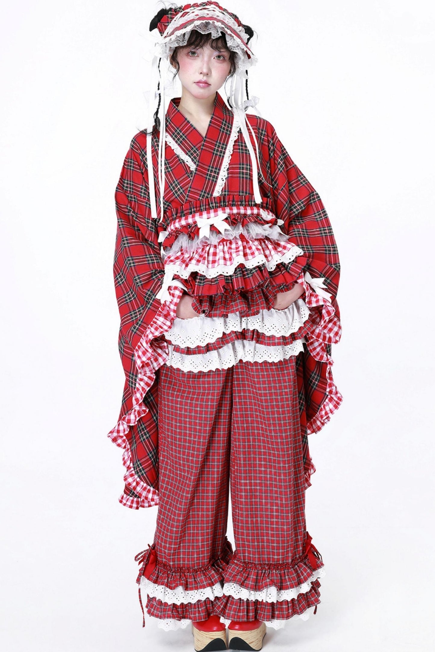 Lolita Style Plaid Long Pants