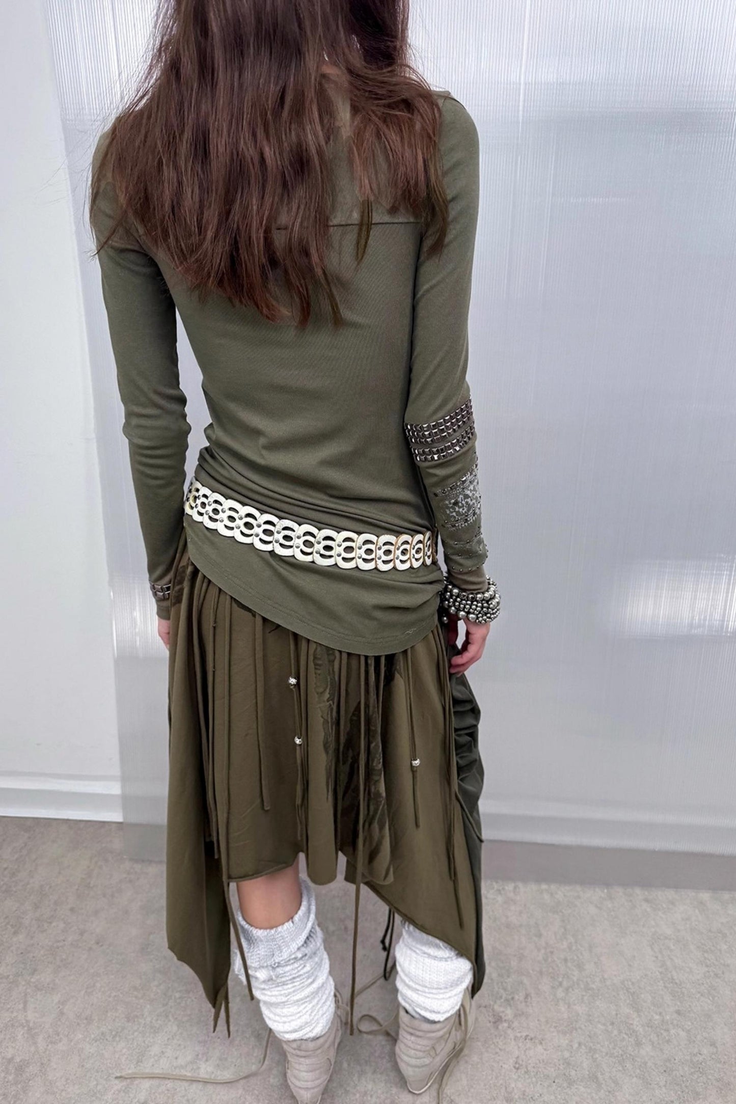 Autumn Original Fringe Wrap Skirt