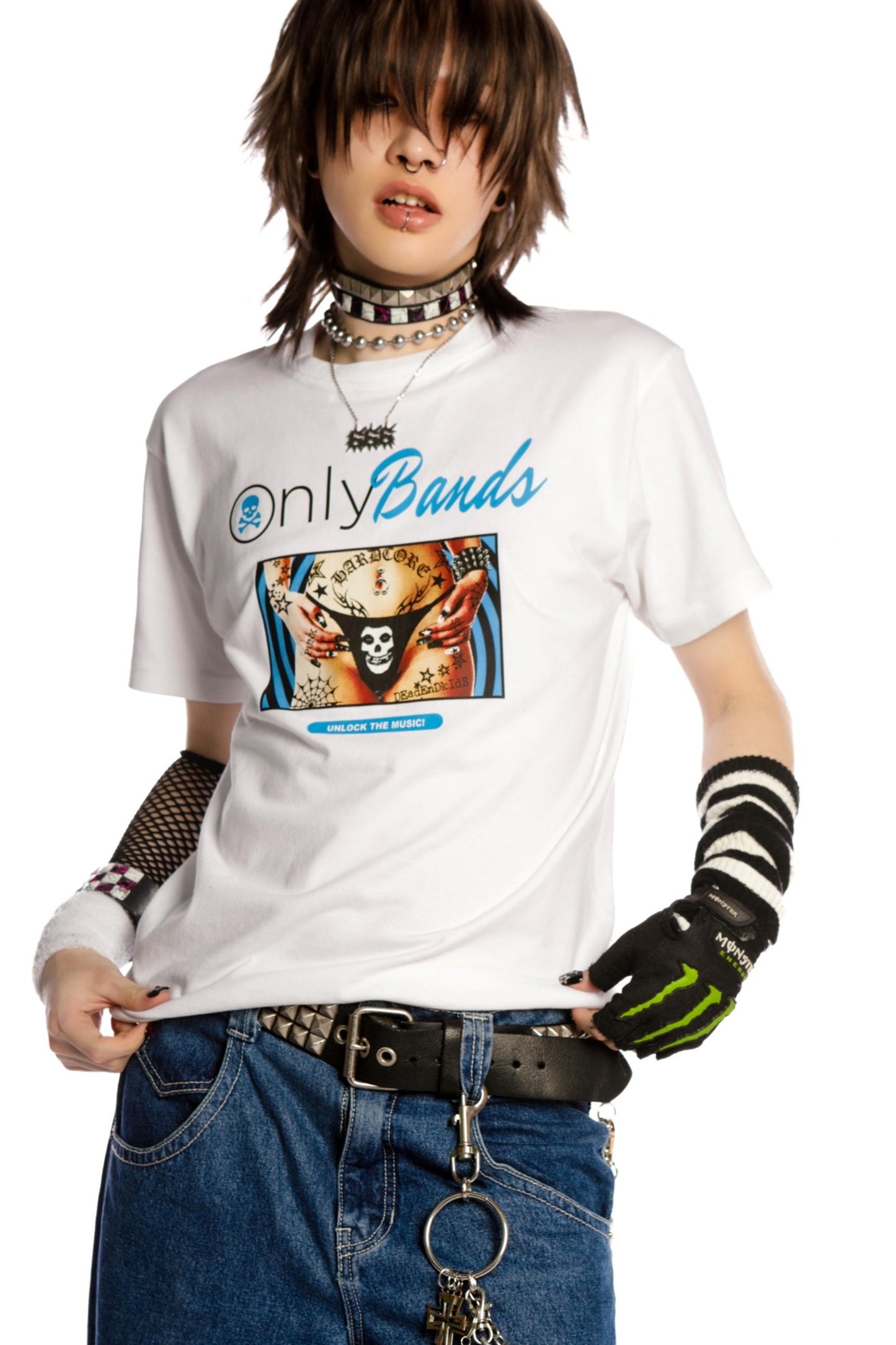 Original Spoof American Street Shoulder T-Shirt