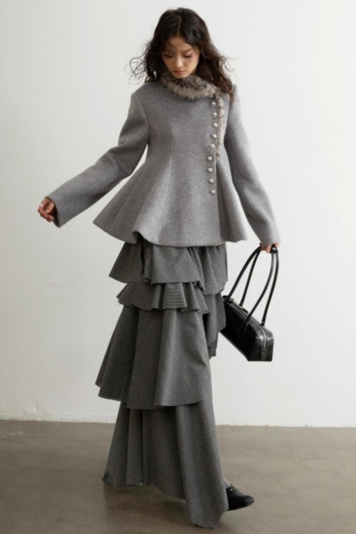 Retro Leopard Wool Top