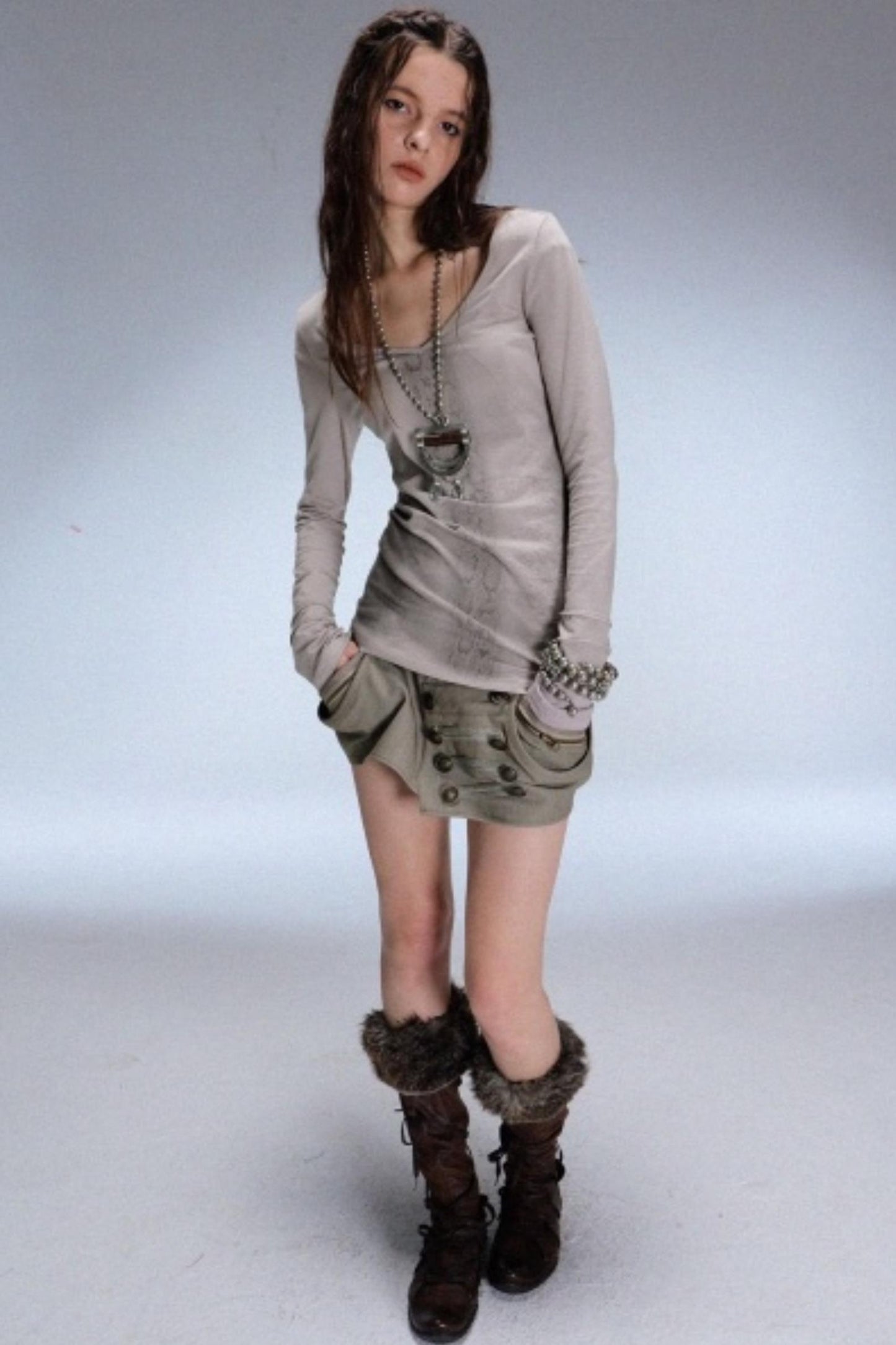 Snake Skin Angel Slim Top