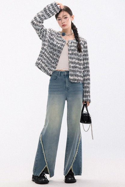 Relaxed Mid-Rise Wide-Leg Jeans