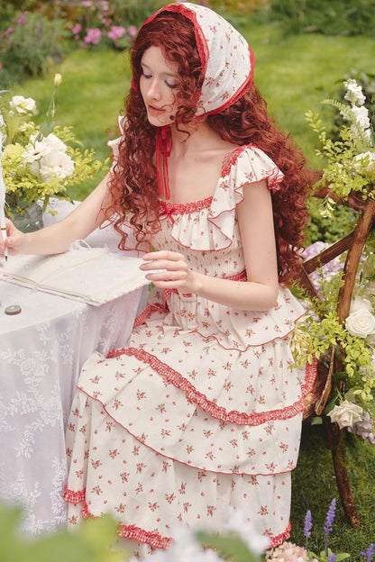 Summer Floral Tower Dress