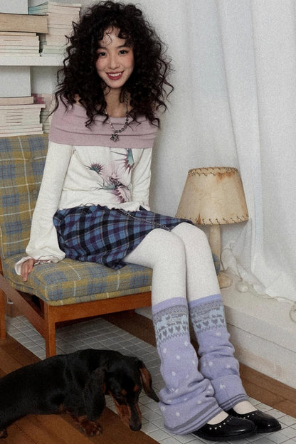 New Autumn Girl Sock Cover