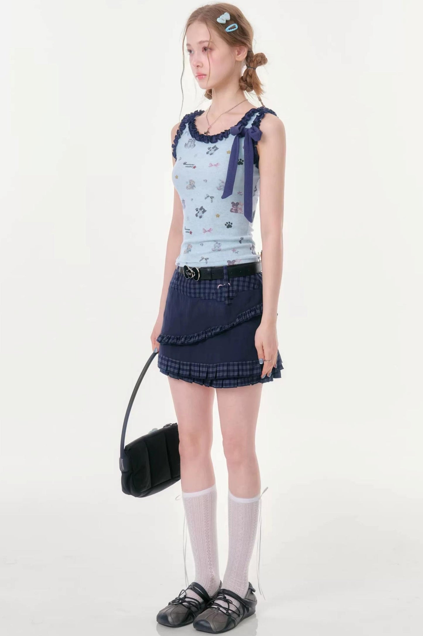 Playful Paradise Ruffled Camisole