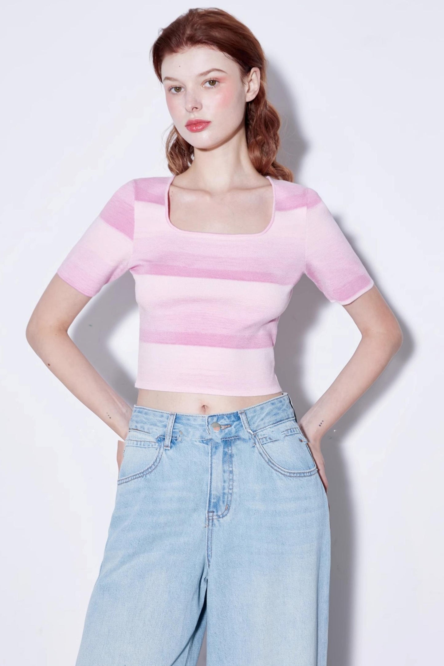 Gradient Knit Top