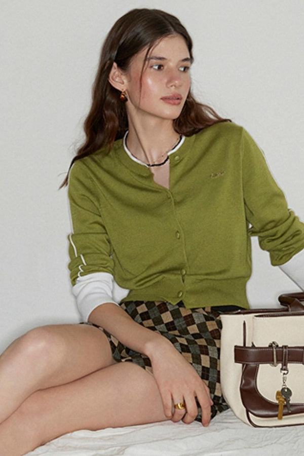 Wool Slim Fit Knit Top