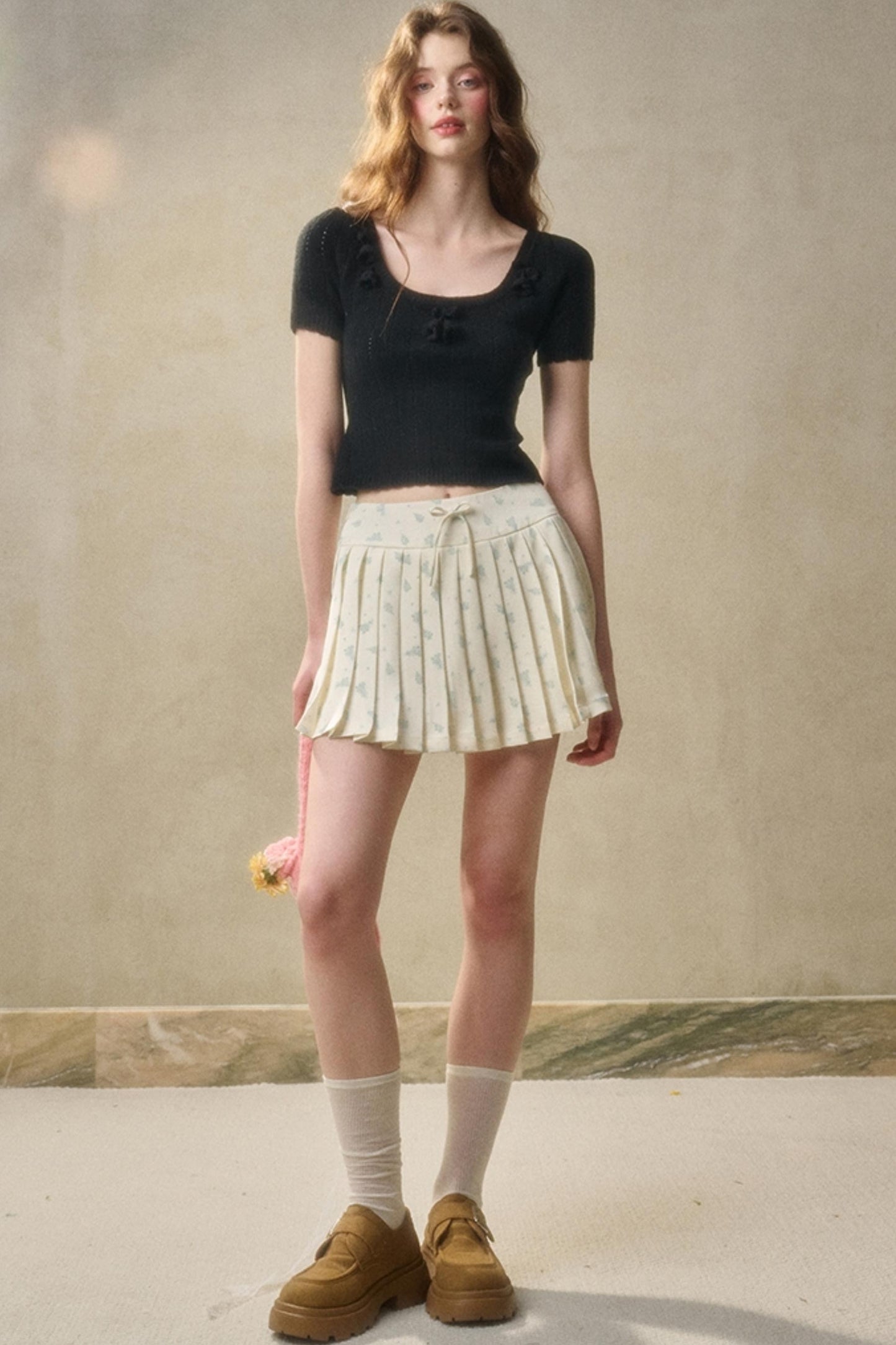 Handmade Floral Cropped Top