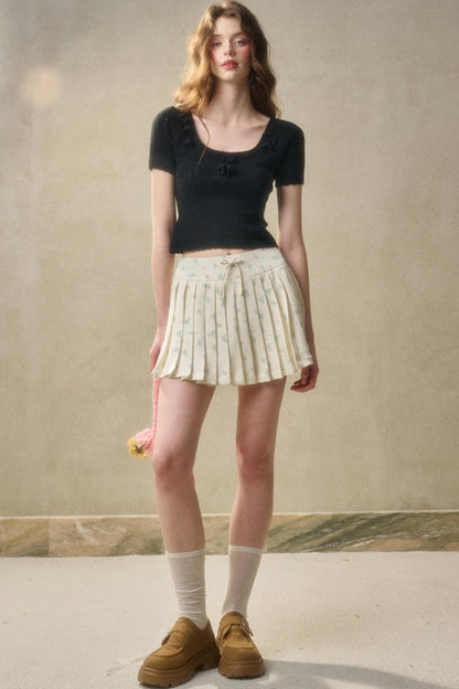 Handmade Floral Cropped Top