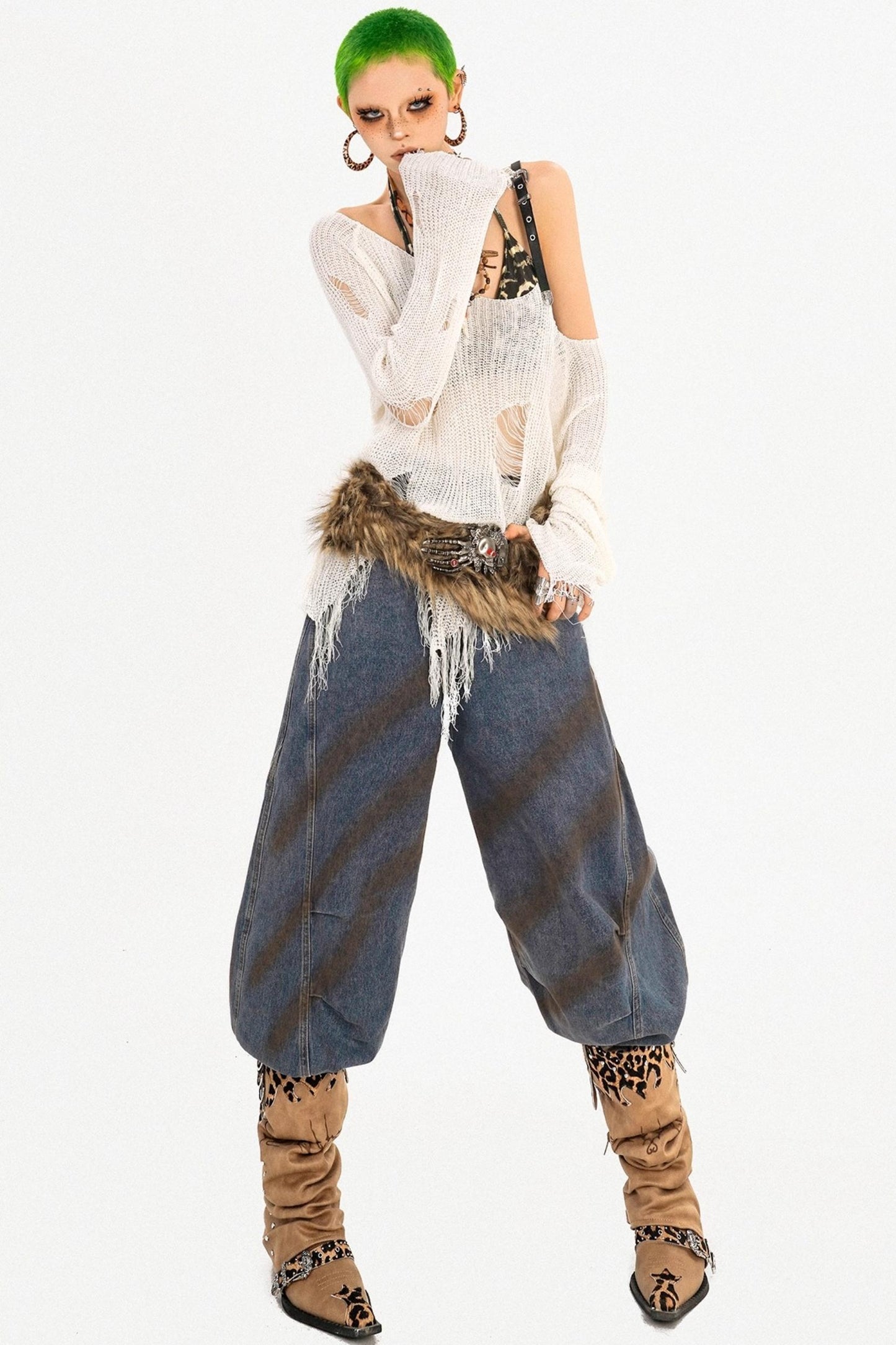 American Design Knitted Smock Top