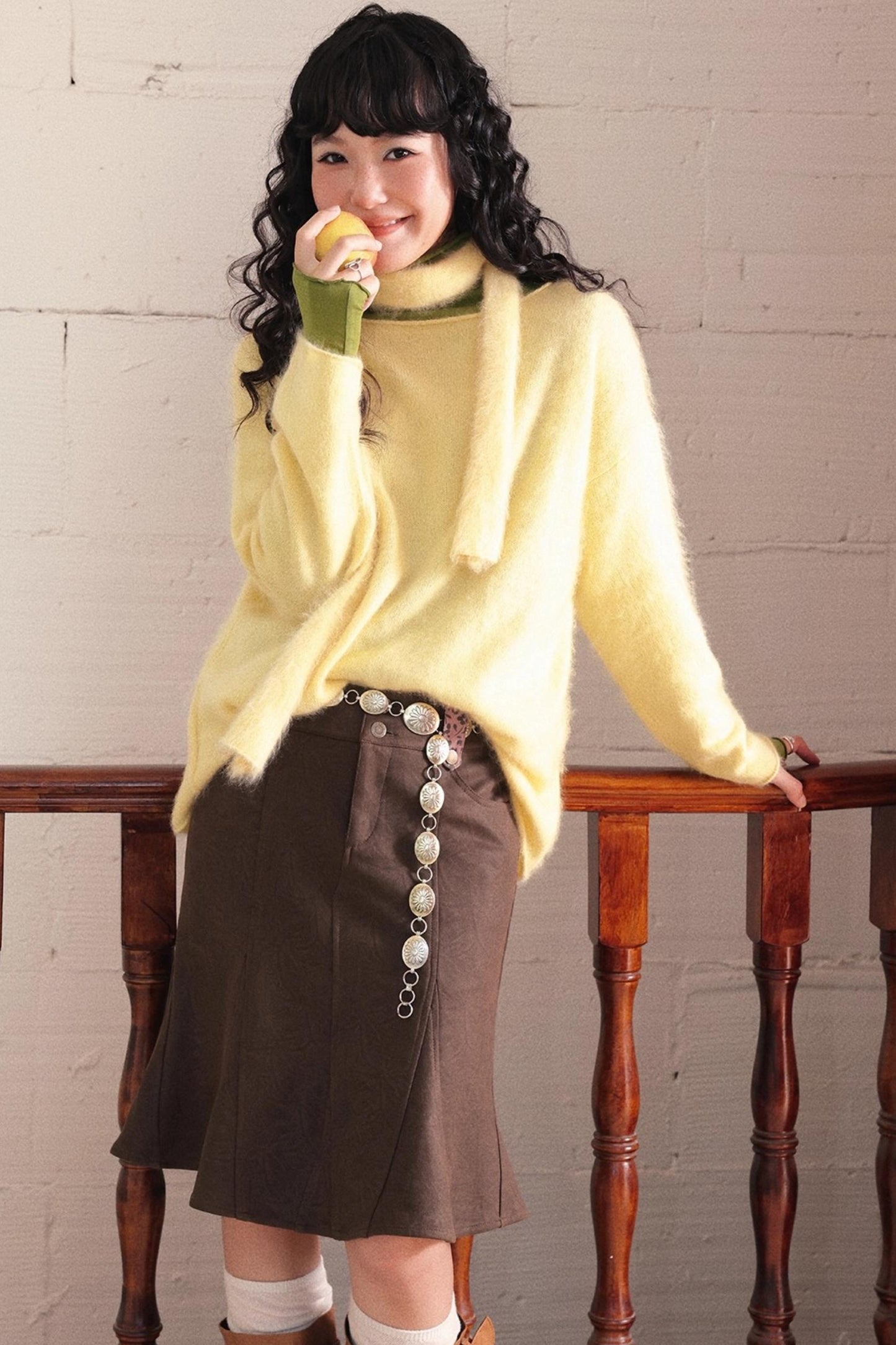 Pure Wool Dessert Roll Sweater