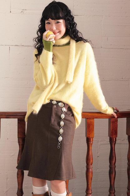 Pure Wool Dessert Roll Sweater