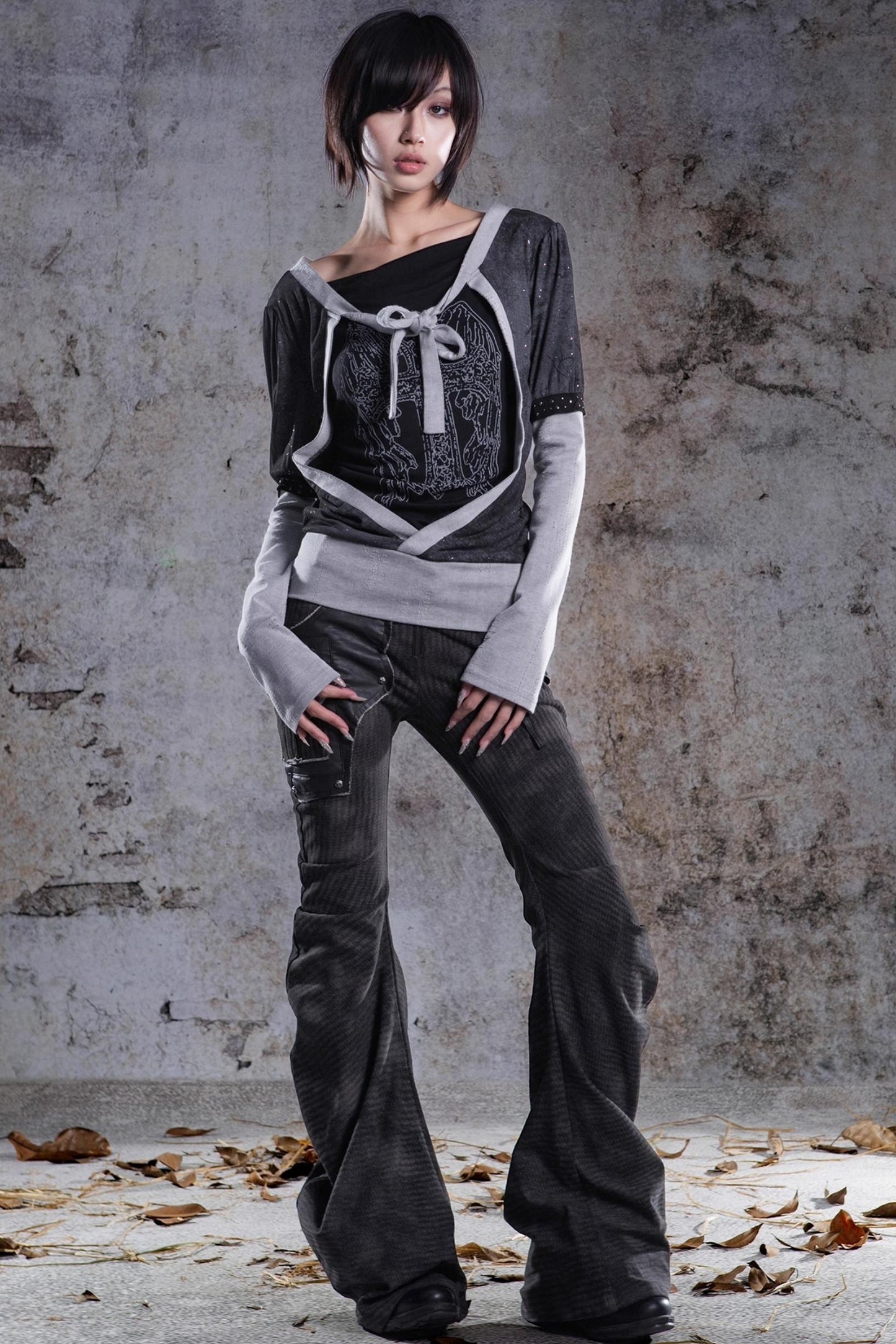 Original V-Neck Knitted Top