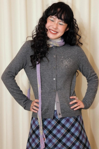 Little Cat Patchwork Cardigan