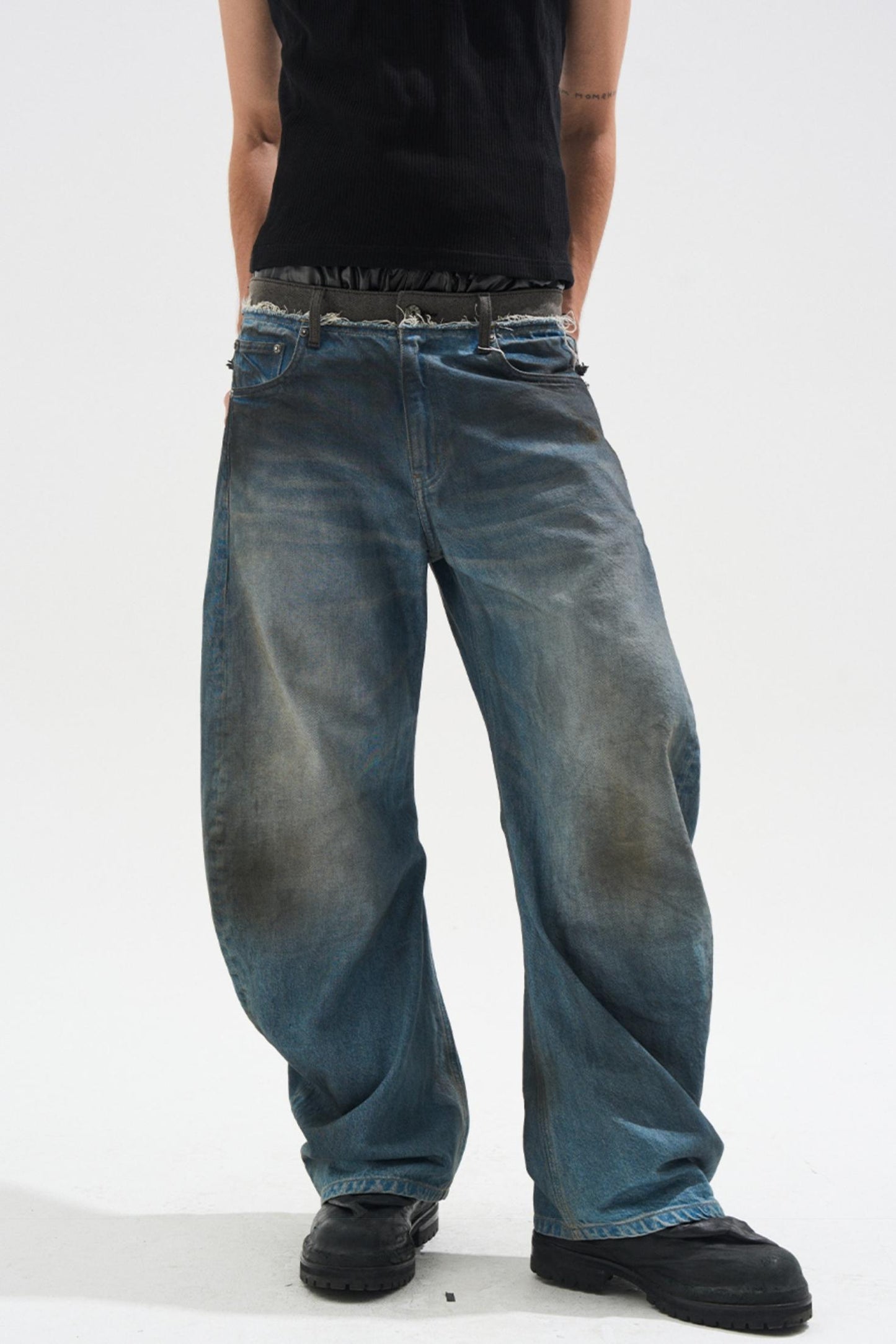 Scimitar Denim Trousers