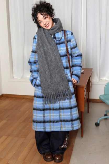 Mist Color Velvet Scarf