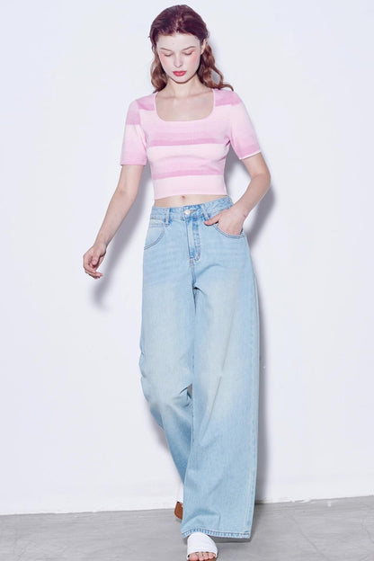 Gradient Knit Top