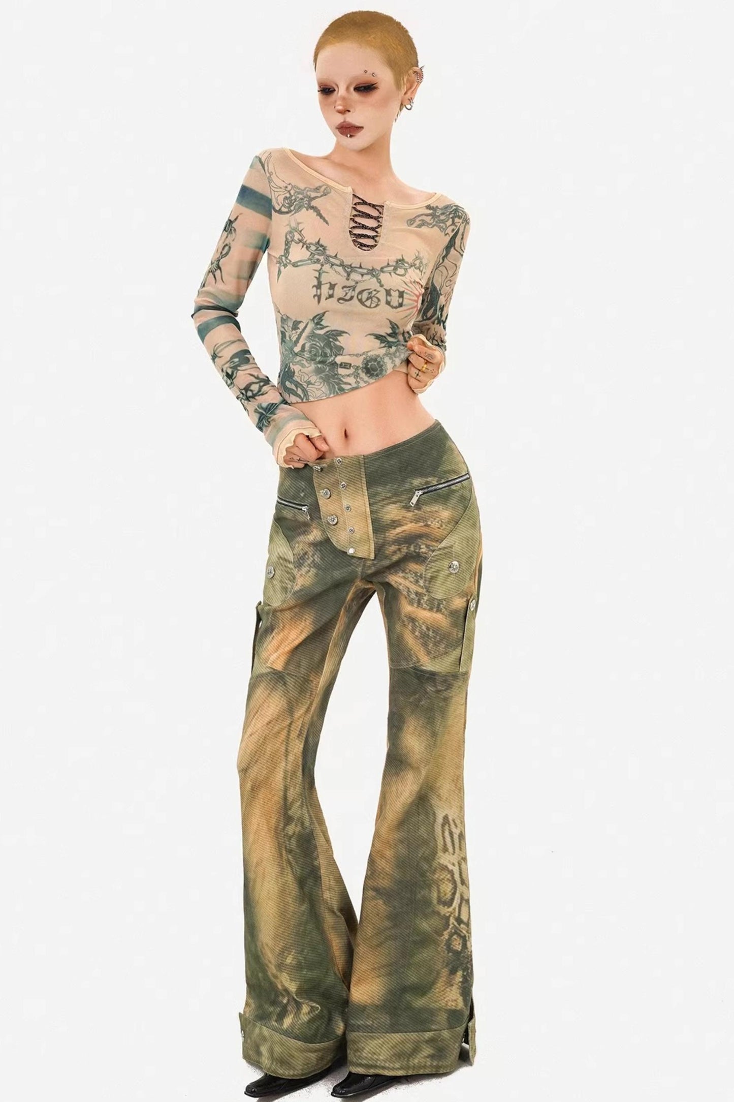 Retro Mesh Reversible Top